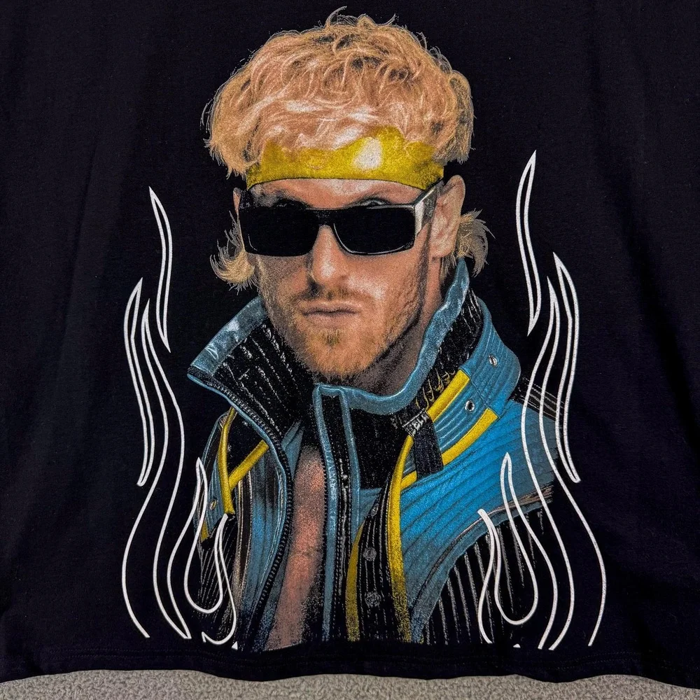 WWE Logan Paul Shirt Mens 2XL‎ Black Still Humble Wrestling Graphic Tee